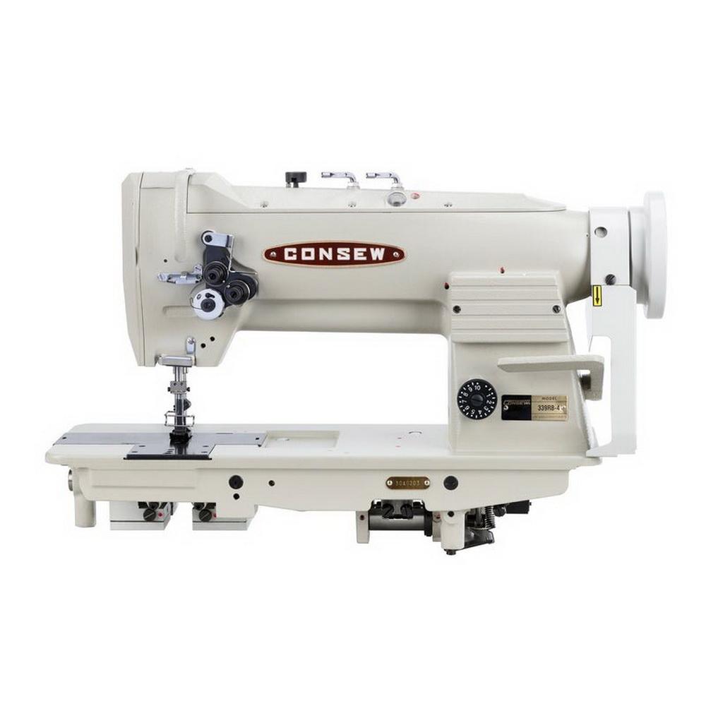 339RB - 4 Heavy Duty, High Speed, Two Needle, Lockstitch Machine, Drop Feed, Needle Feed and Alternating (Walking) Presser Feet - Sewingmachinesplus.com