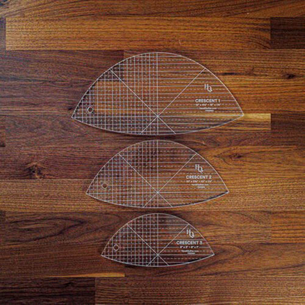 Handi Quilter 3pc Crescent Quilting Ruler Set HG00564 - Sewingmachinesplus.com