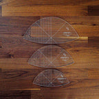 Handi Quilter 3pc Crescent Quilting Ruler Set HG00564 - Sewingmachinesplus.com