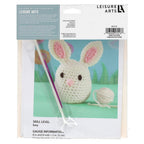 Leisure Arts Crochet Pudgies Kit - Bunny - Sewingmachinesplus.com