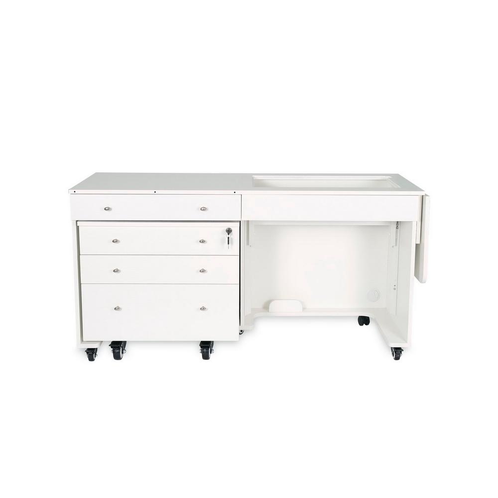 Kangaroo Sewing Furniture Kookaburra, Kangaroo and Joey II Bundle Cabinet Set (Ash White) - Sewingmachinesplus.com