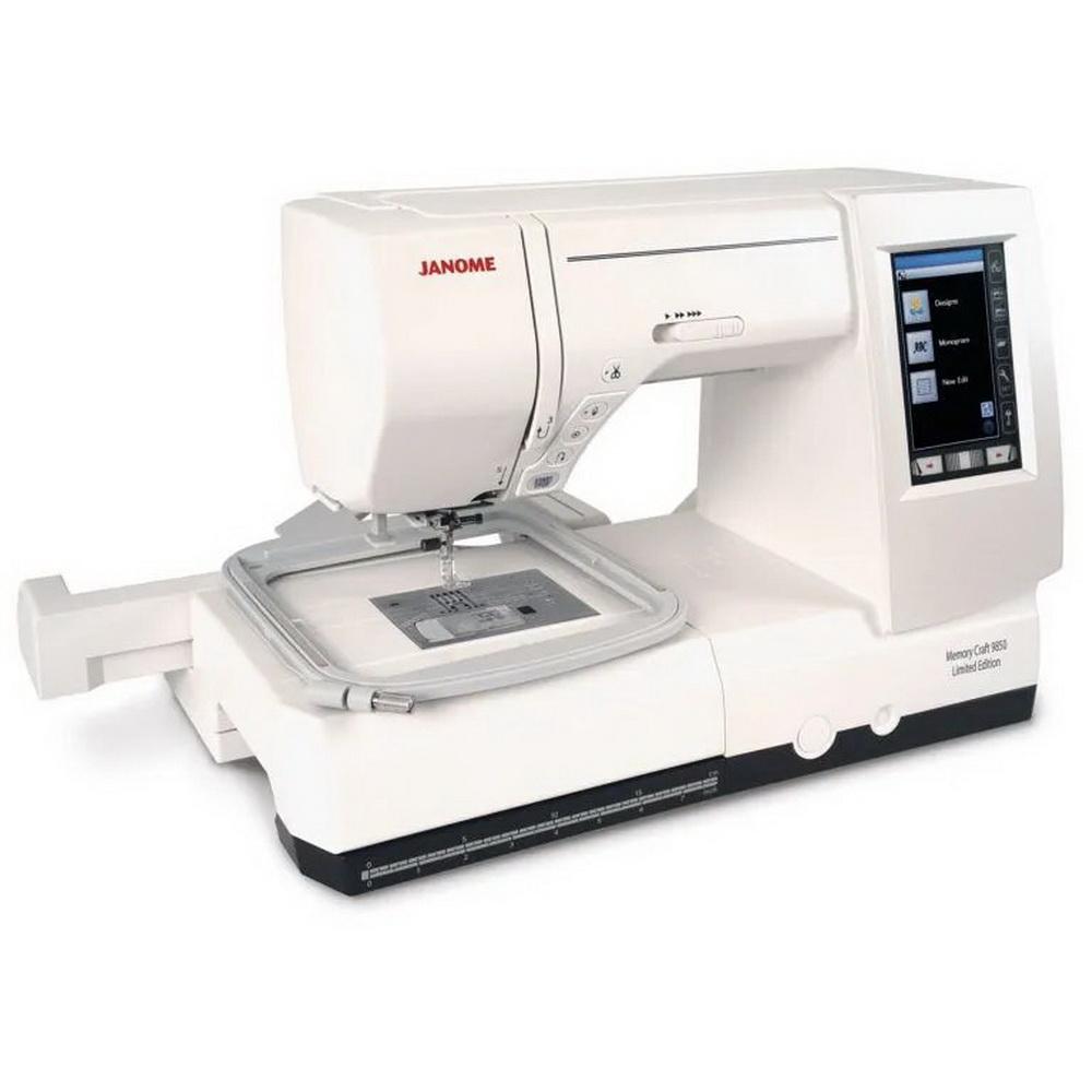 Janome Memory Craft 9850 Limited Edition Sewing and Embroidery Machine - Sewingmachinesplus.com