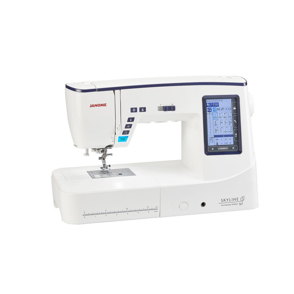 Janome Skyline S7 Anniversary Edition Sewing & Quilting Machine (OPEN BOX MODEL)