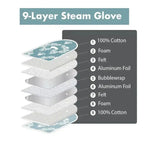 Jaipur Blue - The Ultimate Ironing Mat & Steam Glove Bundle