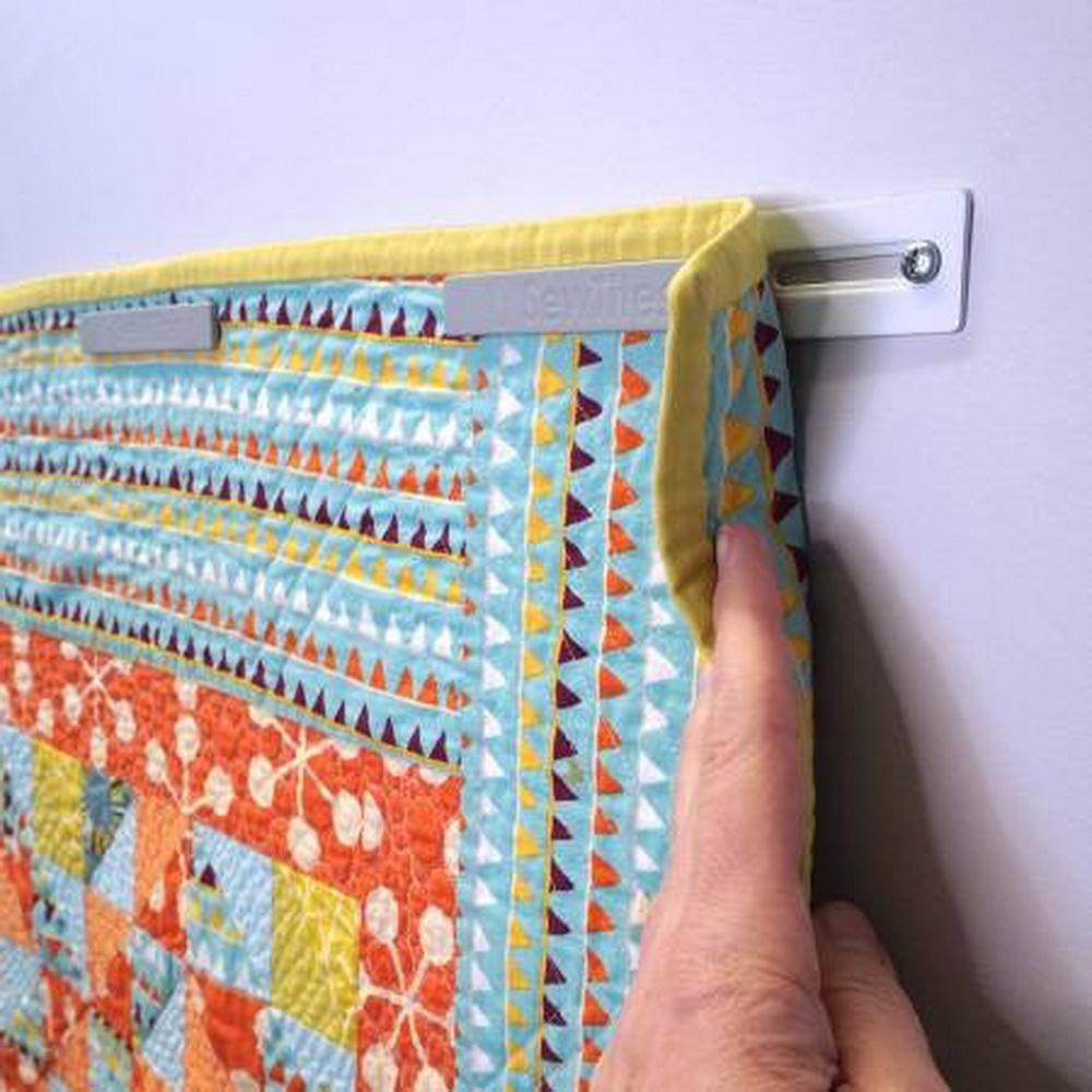 Quik Hang Magnetic Quilt Hanging System by SewTites - Sewingmachinesplus.com