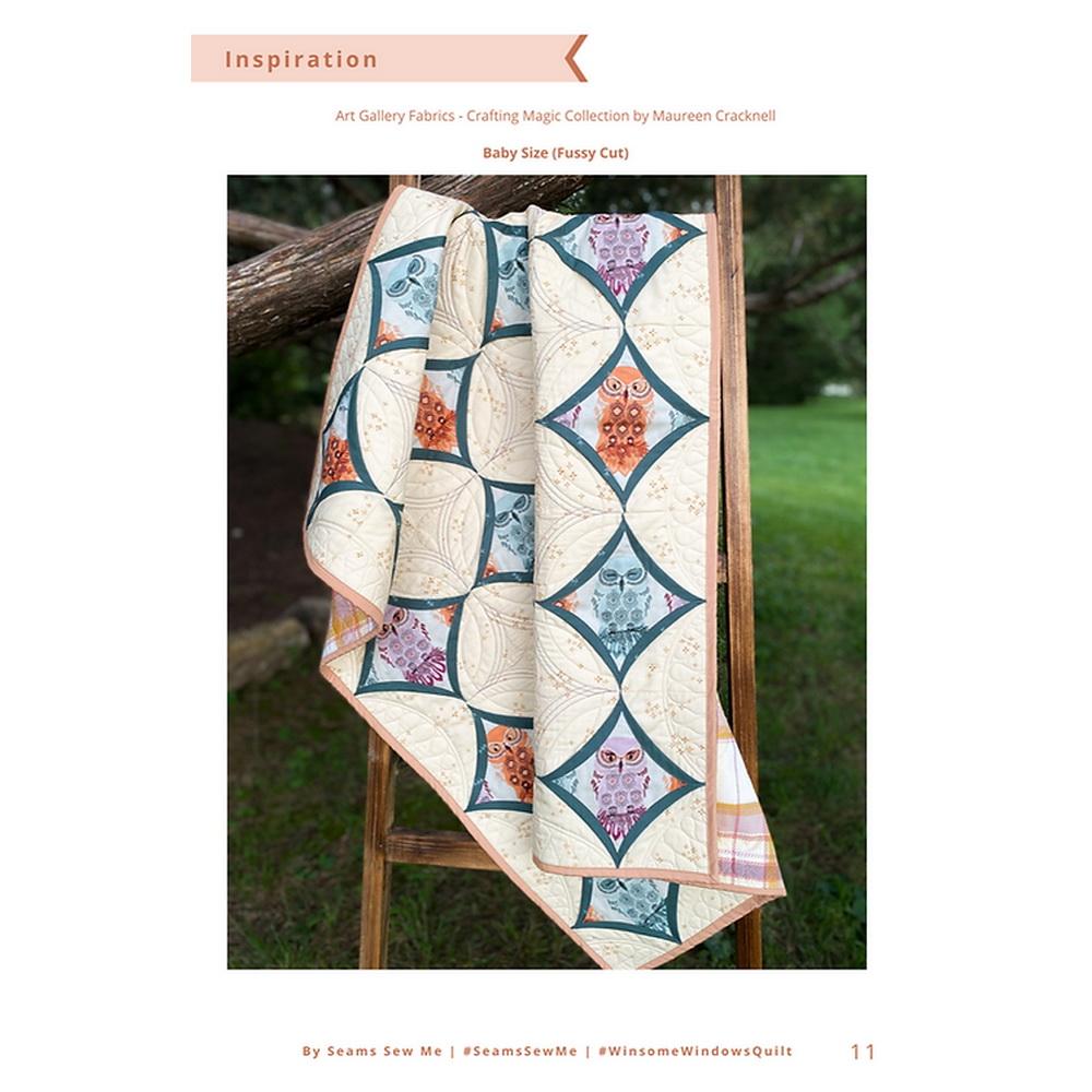Seams Sew Me Quilt Pattern - Winsome Windows - Sewingmachinesplus.com