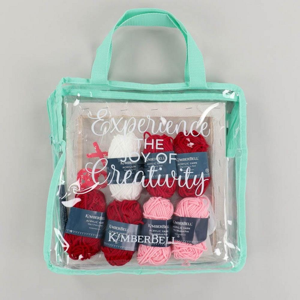 Kimberbell Punch Needle Plus Kit - Hugs and Kisses 10in Frame - Sewingmachinesplus.com
