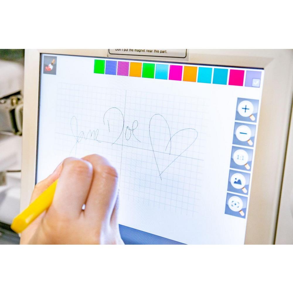 SWF KX-15 Needle Embroidery Machine w/ Cap Driver and Stand