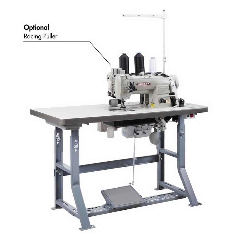 339RB - 4 Heavy Duty, High Speed, Two Needle, Lockstitch Machine, Drop Feed, Needle Feed and Alternating (Walking) Presser Feet - Sewingmachinesplus.com