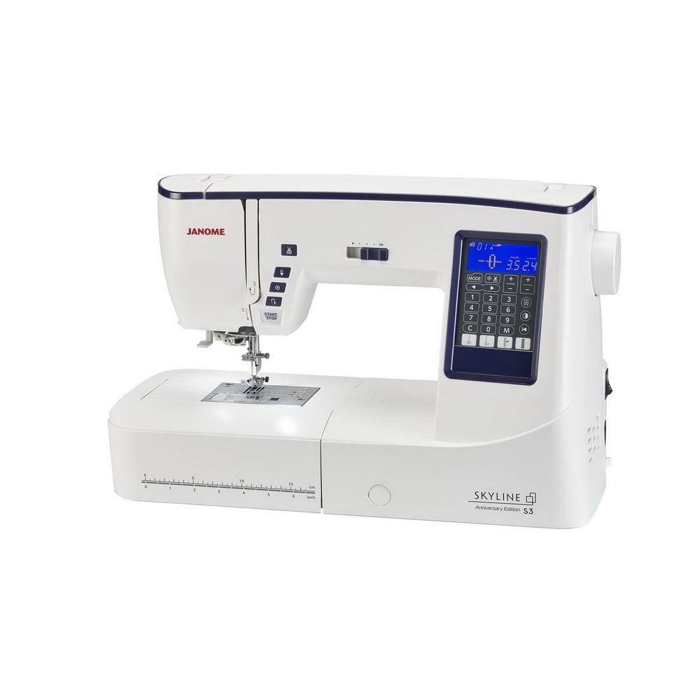 Janome Skyline 3 Anniversary Edition Sewing and Quilting Machine (Open Box Model) - Sewingmachinesplus.com