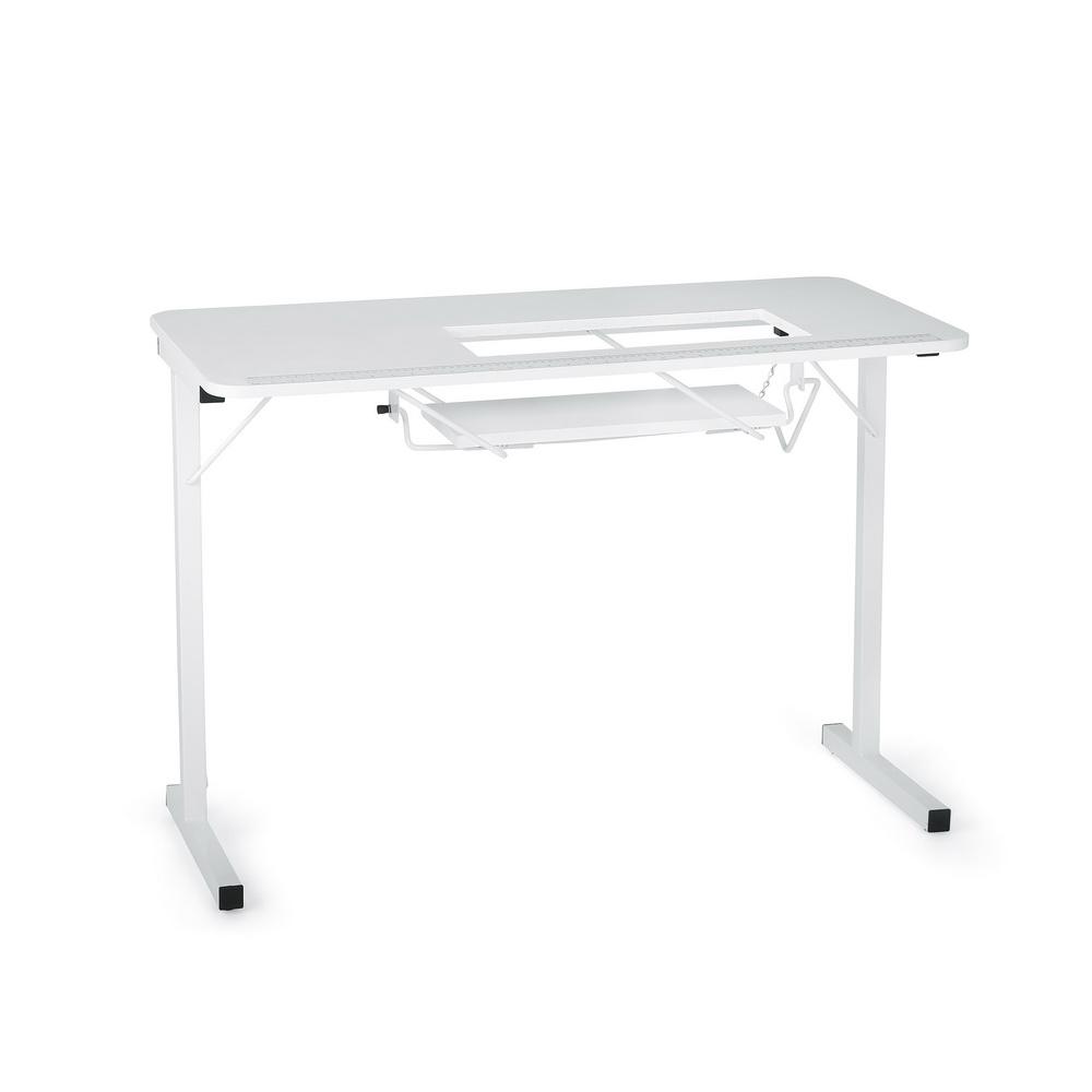 Arrow 98601 Gidget I Craft & Hobby Table - White Finish
