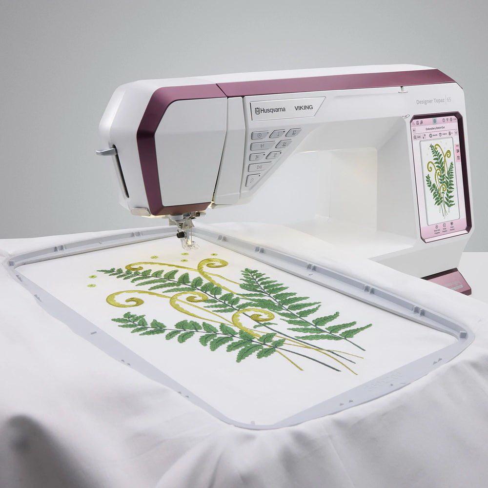 HUSQVARNA VIKING DESIGNER TOPAZ 65 Sewing & Embroidery Machine - Sewingmachinesplus.com