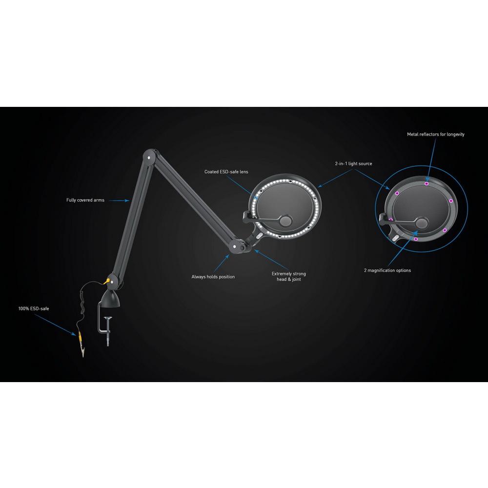 Daylight iQ ESD Daylight & UV Magnifier - Sewingmachinesplus.com