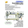 Consew 2206RB-14-7-DD-1 Single Needle Direct Drive Compound Walking Foot Sewing Machine with Complete Tabling