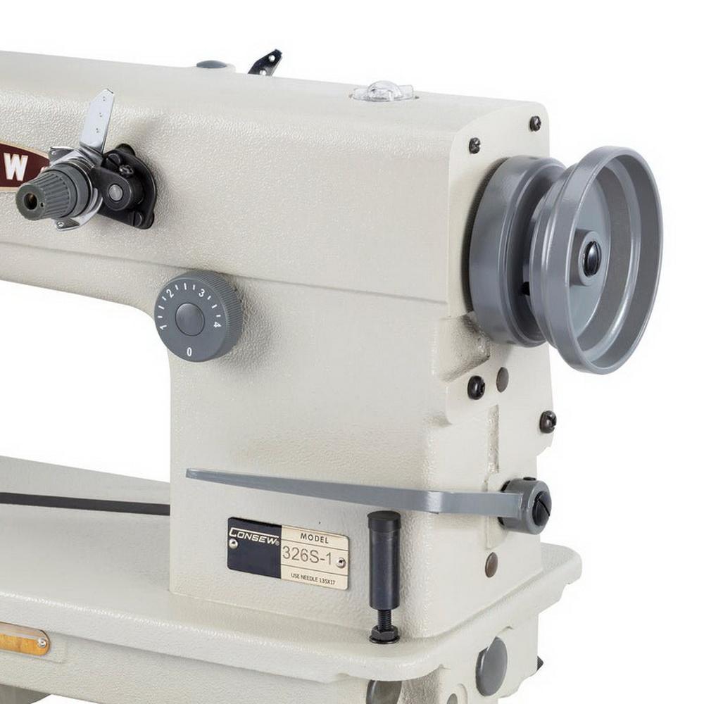 Consew 326S - 1 High Speed, Single Needle, Drop Feed, Double Chainstitch - Sewingmachinesplus.com