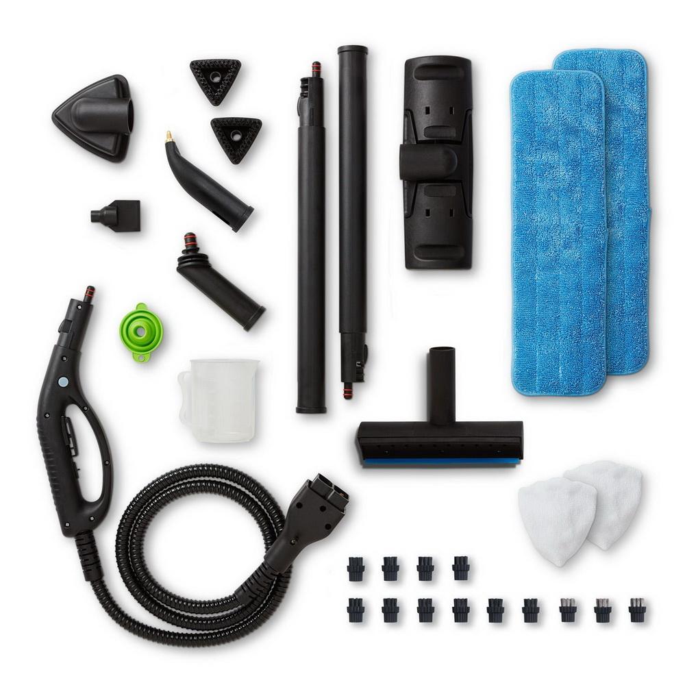 Reliable Brio Plus 5 Bar Steam Cleaner with Continuous Steam and 28 Piece Accessory Kit - Sewingmachinesplus.com