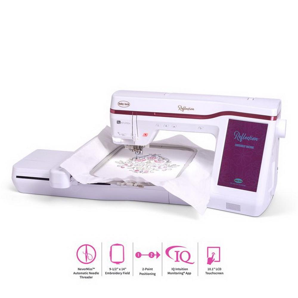 Baby Lock Reflection Embroidery Machine (OPEN BOX MODEL) - Sewingmachinesplus.com