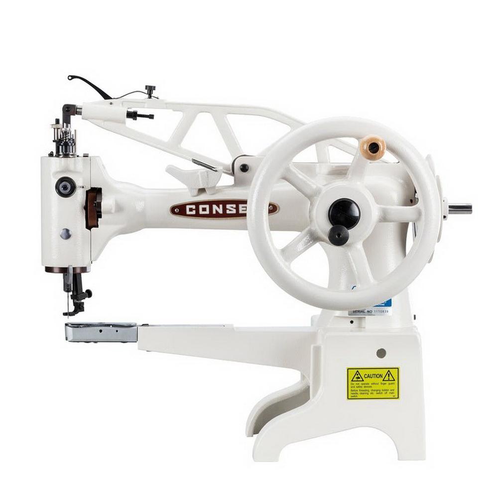 Consew 29B Single Needle with large bobbin, 12in Cylinder Arm, Shoe Repair and Mending, Lockstitch Machine - Sewingmachinesplus.com
