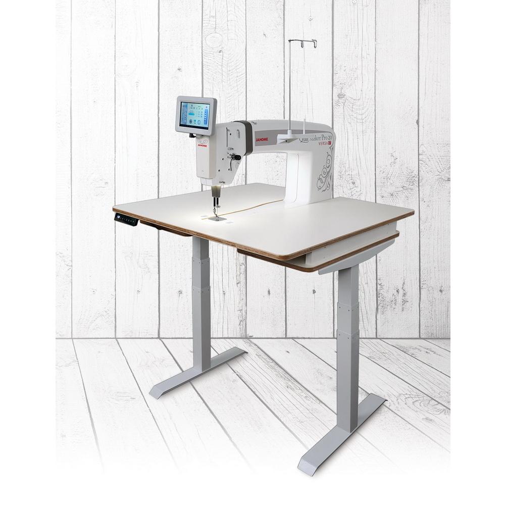 Janome Quilt Maker Pro 20 Versa Longarm Sit Down Quilting Machine - Sewingmachinesplus.com