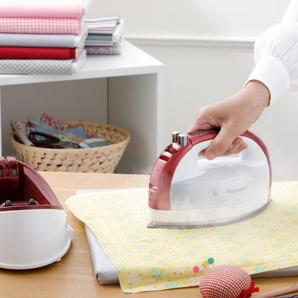 Panasonic Cordless Steam Dry Iron, 1700W Wide Ceramic Plate