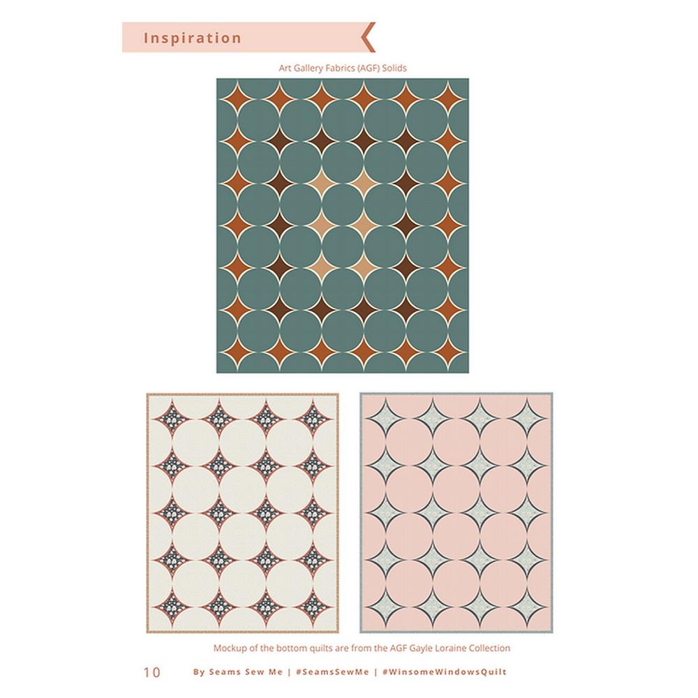 Seams Sew Me Quilt Pattern - Winsome Windows - Sewingmachinesplus.com