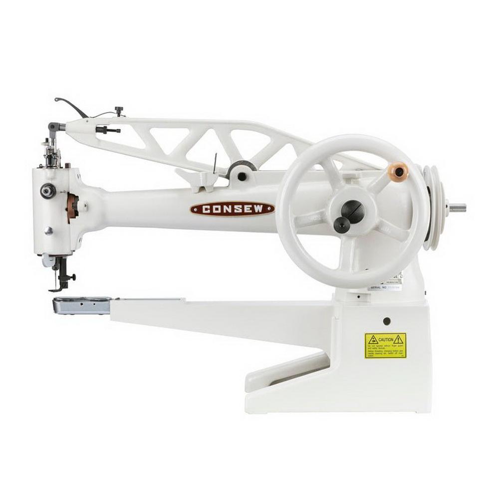 Consew 29BL Single Needle with large bobbin, 18in Cylinder Arm, Shoe Repair and Mending, Lockstitch Machine - Sewingmachinesplus.com