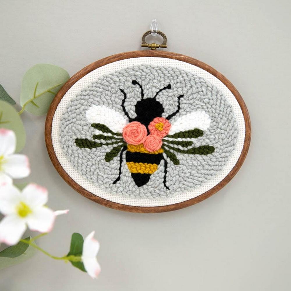 Kimberbell Bloomin Bee – Punch Needle Plus Kit - Sewingmachinesplus.com