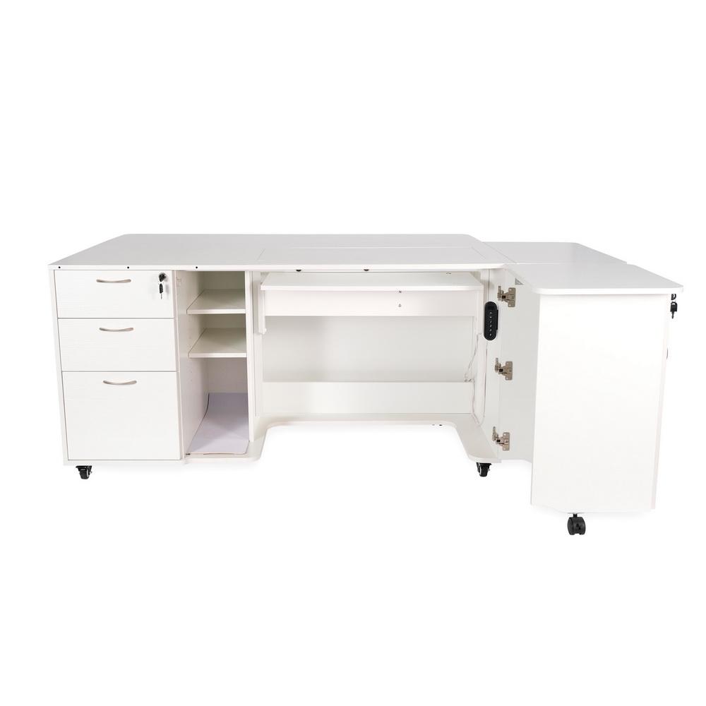 Kangaroo Sewing Sydney Cabinet with Electric Lift , Multiple Finishes