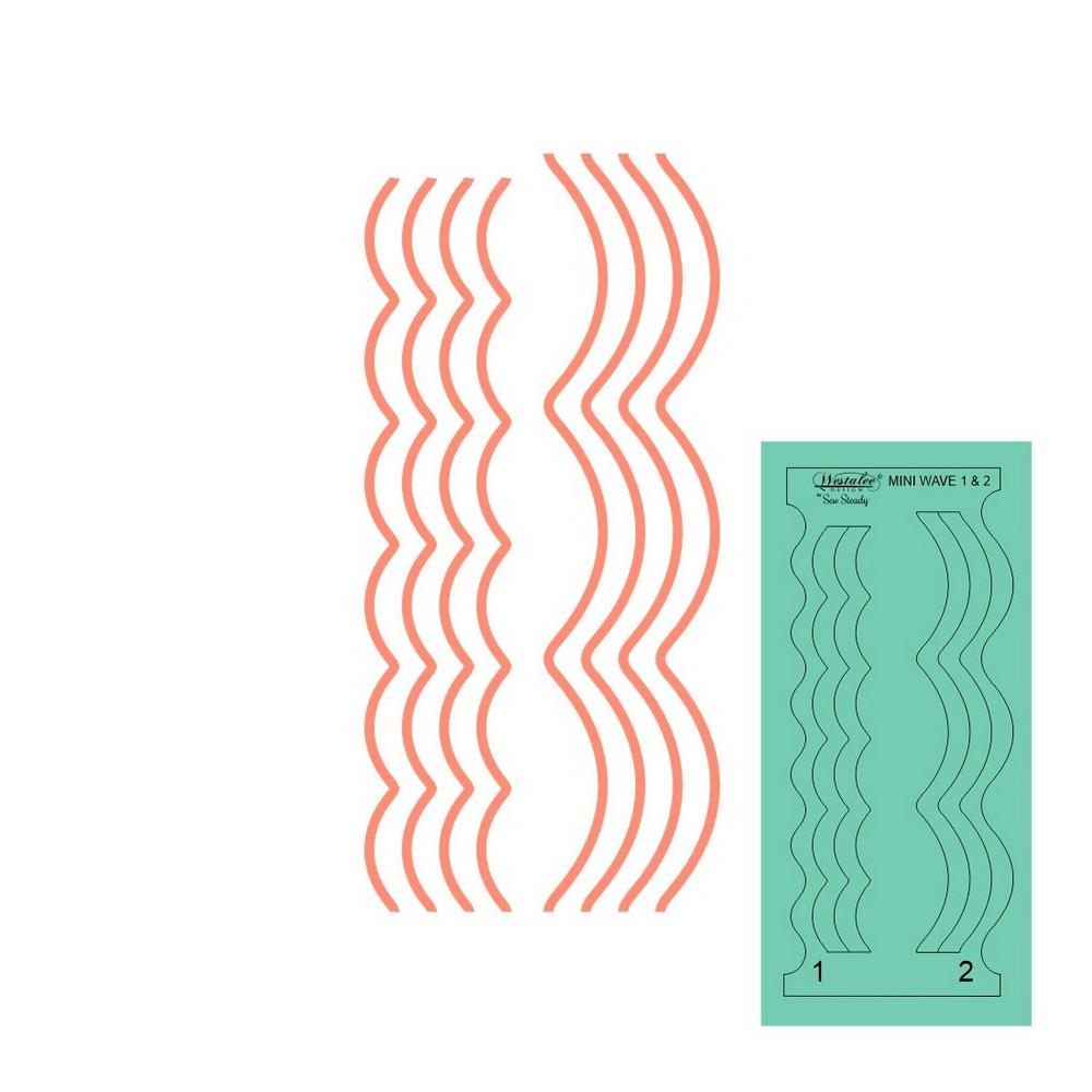 Westalee Design Wave Templates 3pc Set - Sewingmachinesplus.com