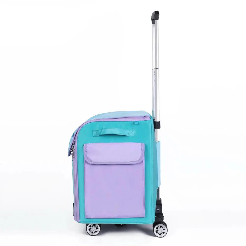 The Goat Tote - The Rolling Goat Sewing Machine Travel Bag - Laguna - Sewingmachinesplus.com
