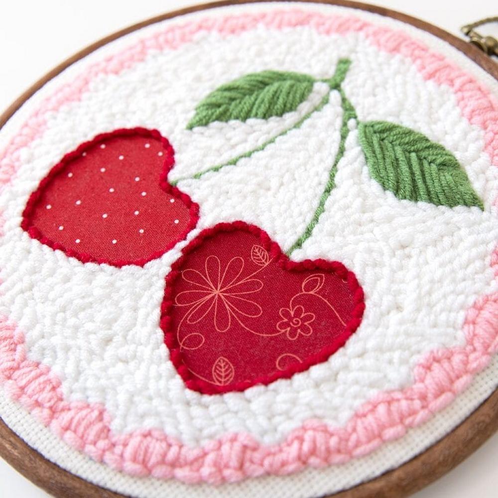 Kimberbell Punch Needle Plus Kit - Life is Cherry Sweet - Sewingmachinesplus.com