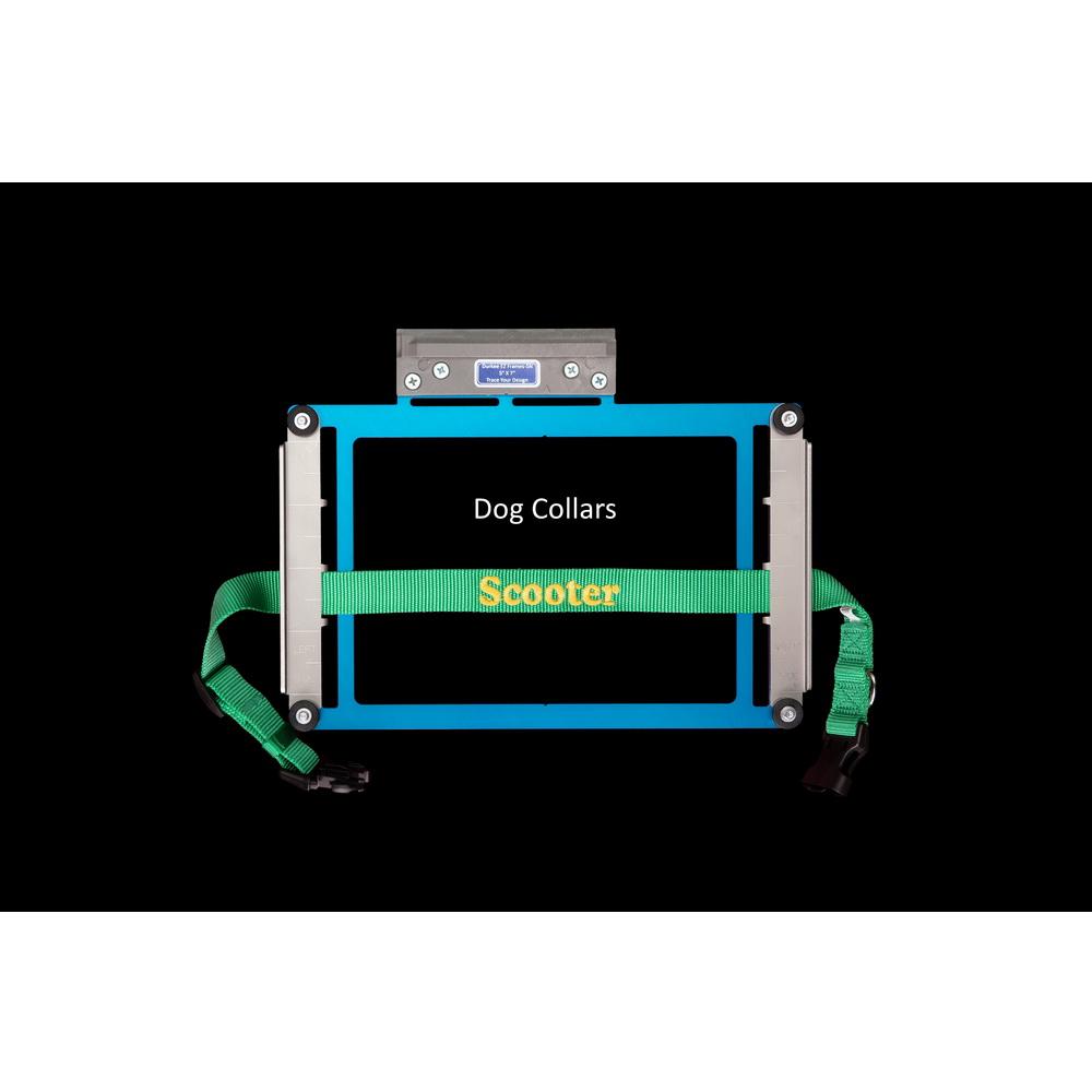 EZ Name Frame 5X7 for all Brother/Baby Lock Single Needle Flat Bed Machines with a slide - in adaptor EZ Frame Blue Adaptor Arms - Sewingmachinesplus.com