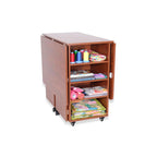 Kangaroo Sewing Furniture Kookaburra, Kangaroo and Joey II Bundle Cabinet Set (Teak) - Sewingmachinesplus.com