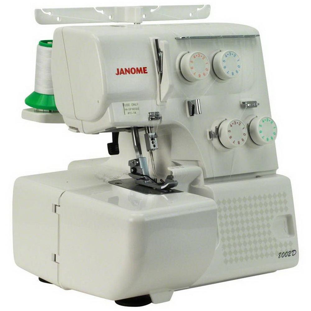 Janome 8002D Serger (OPEN BOX MODEL) - Sewingmachinesplus.com