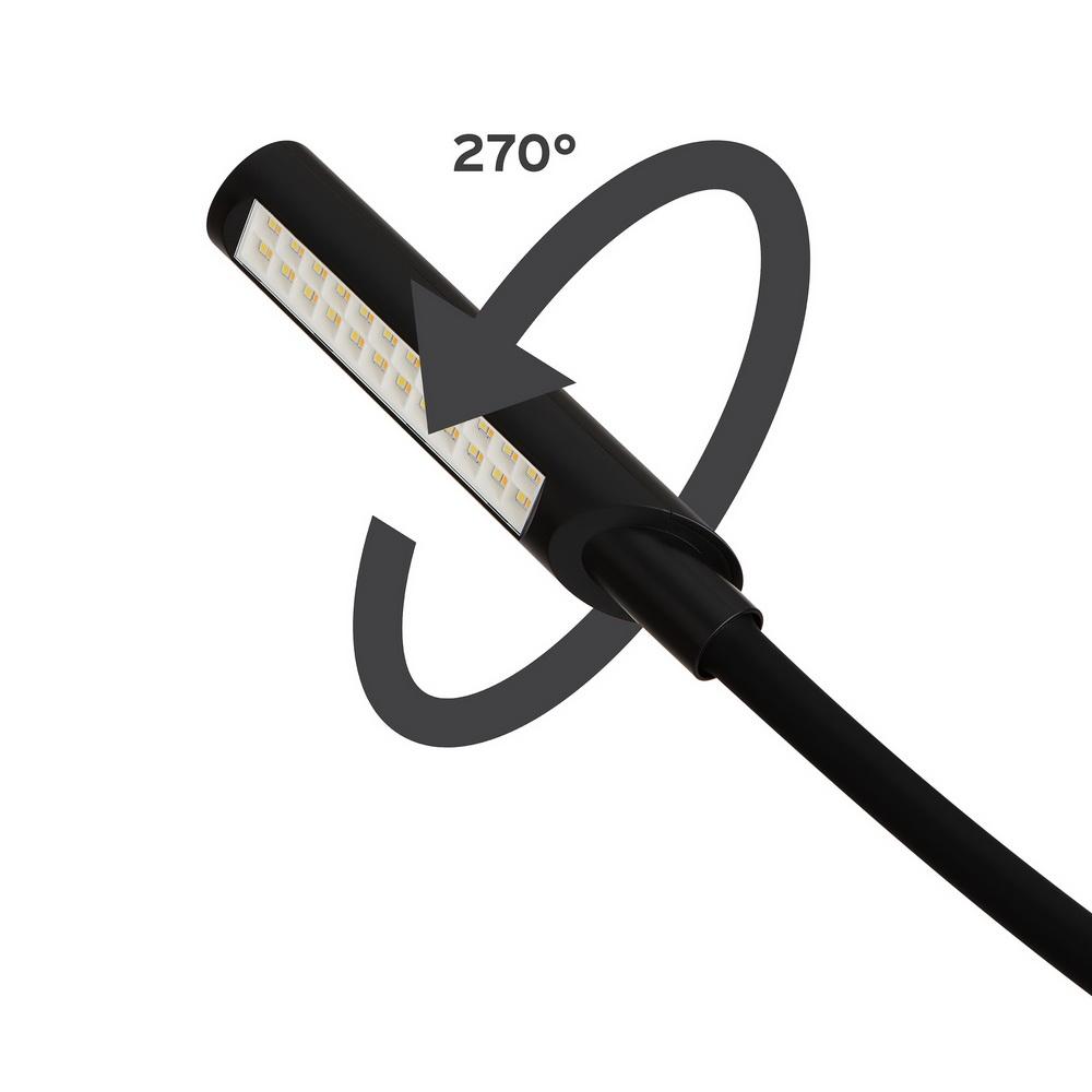 UberLight Flex Led Task Light, USB with Base, Black - Sewingmachinesplus.com