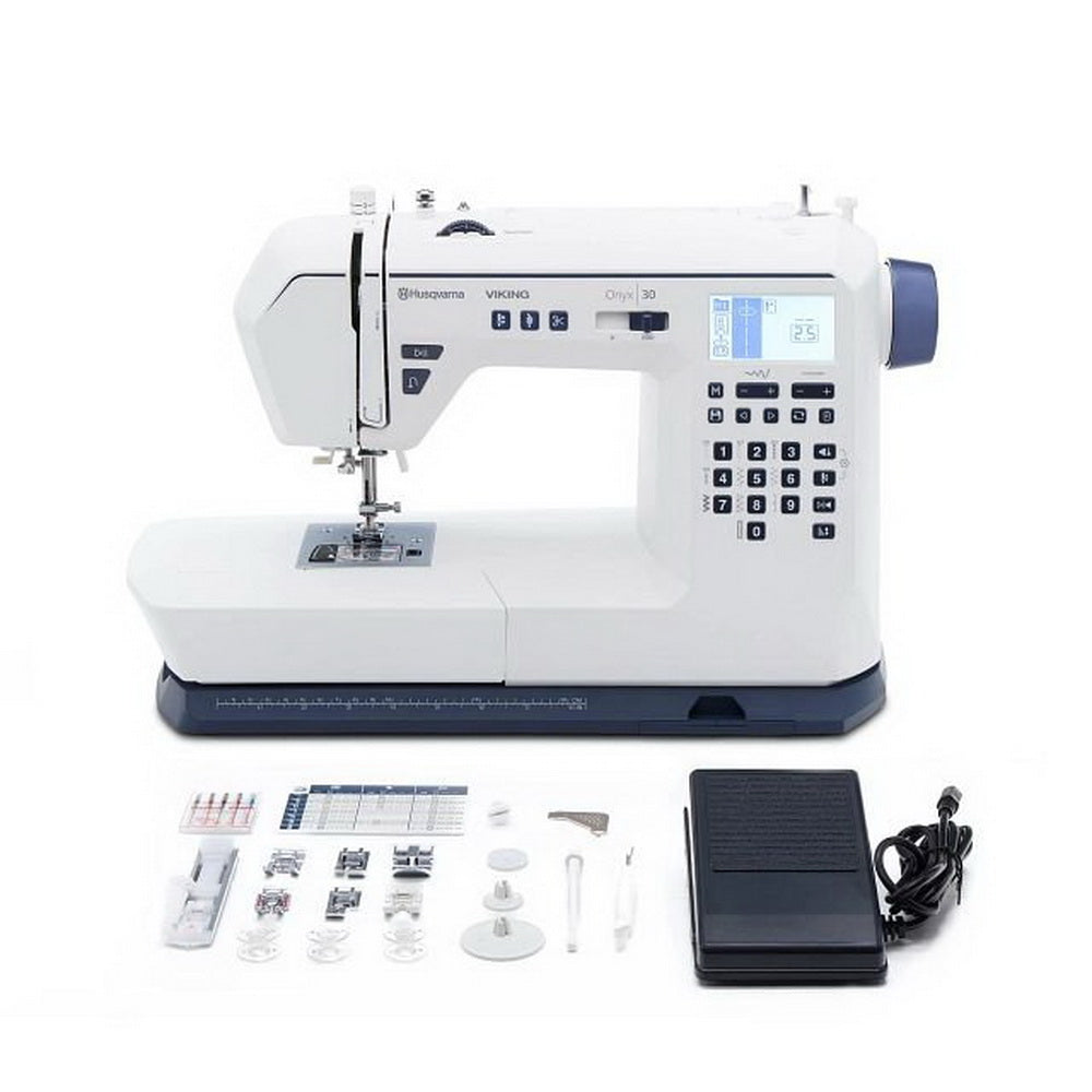 Husqvarna Viking Onyx 30 Sewing Machine (Factory Serviced)