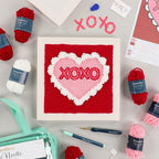 Kimberbell Punch Needle Plus Kit - Hugs and Kisses 10in Frame - Sewingmachinesplus.com