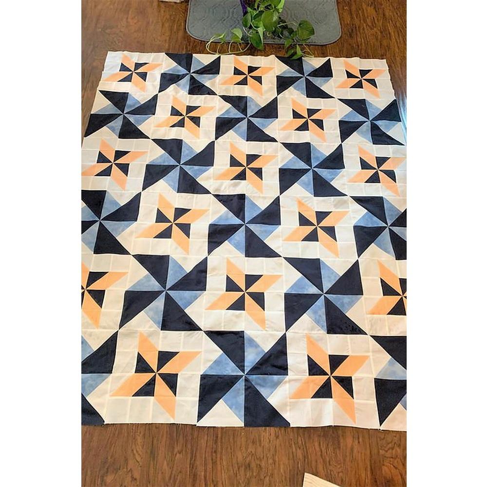 Seams Sew Me Quilt Pattern - Lovely Pinwheels - Sewingmachinesplus.com