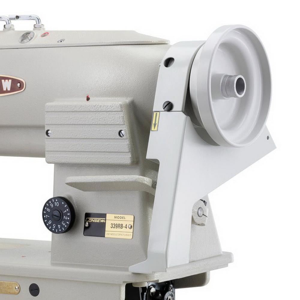 339RB - 4 Heavy Duty, High Speed, Two Needle, Lockstitch Machine, Drop Feed, Needle Feed and Alternating (Walking) Presser Feet - Sewingmachinesplus.com