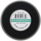 Quilters Select Perfect Cotton Plus Thread 60 Weight 2500 Yard Spool - Black QST60L0900 - Sewingmachinesplus.com