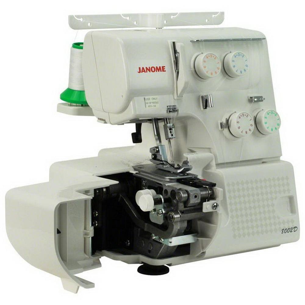 Janome 8002D Serger (OPEN BOX MODEL) - Sewingmachinesplus.com