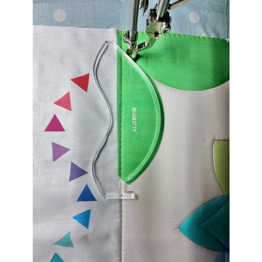 SARIDITTY 2pc Quilt Keeper Quilting Ruler Set