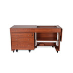 Kangaroo Sewing Furniture Kookaburra, Kangaroo and Joey II Bundle Cabinet Set (Teak) - Sewingmachinesplus.com