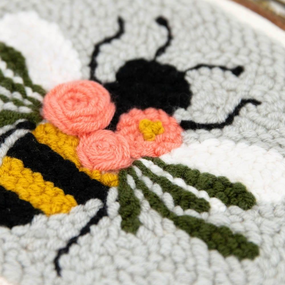 Kimberbell Bloomin Bee – Punch Needle Plus Kit - Sewingmachinesplus.com