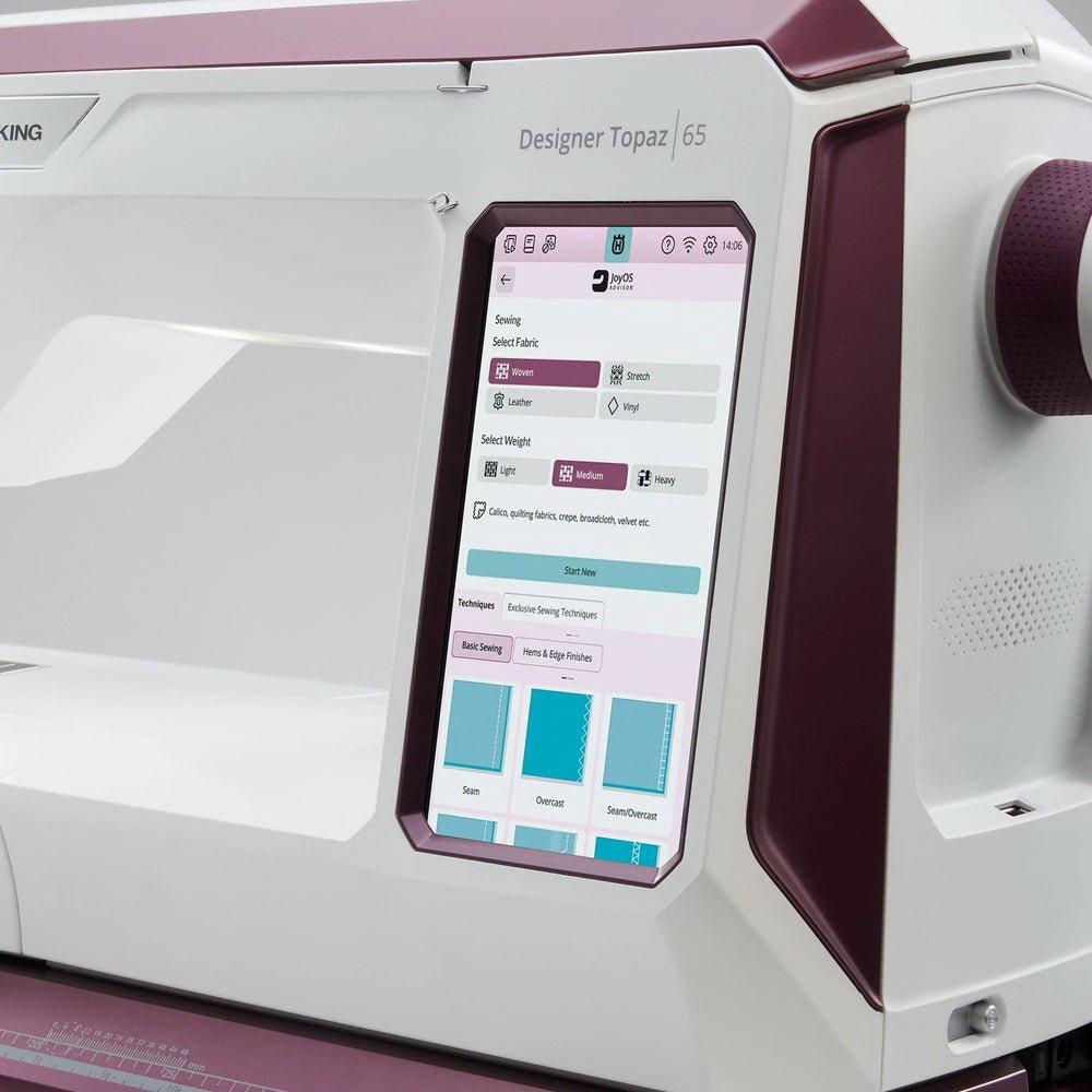 HUSQVARNA VIKING DESIGNER TOPAZ 65 Sewing & Embroidery Machine - Sewingmachinesplus.com