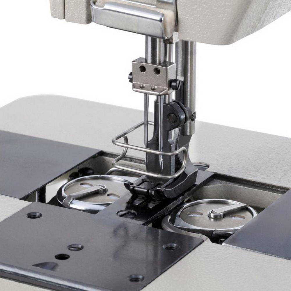 339RB - 4 Heavy Duty, High Speed, Two Needle, Lockstitch Machine, Drop Feed, Needle Feed and Alternating (Walking) Presser Feet - Sewingmachinesplus.com