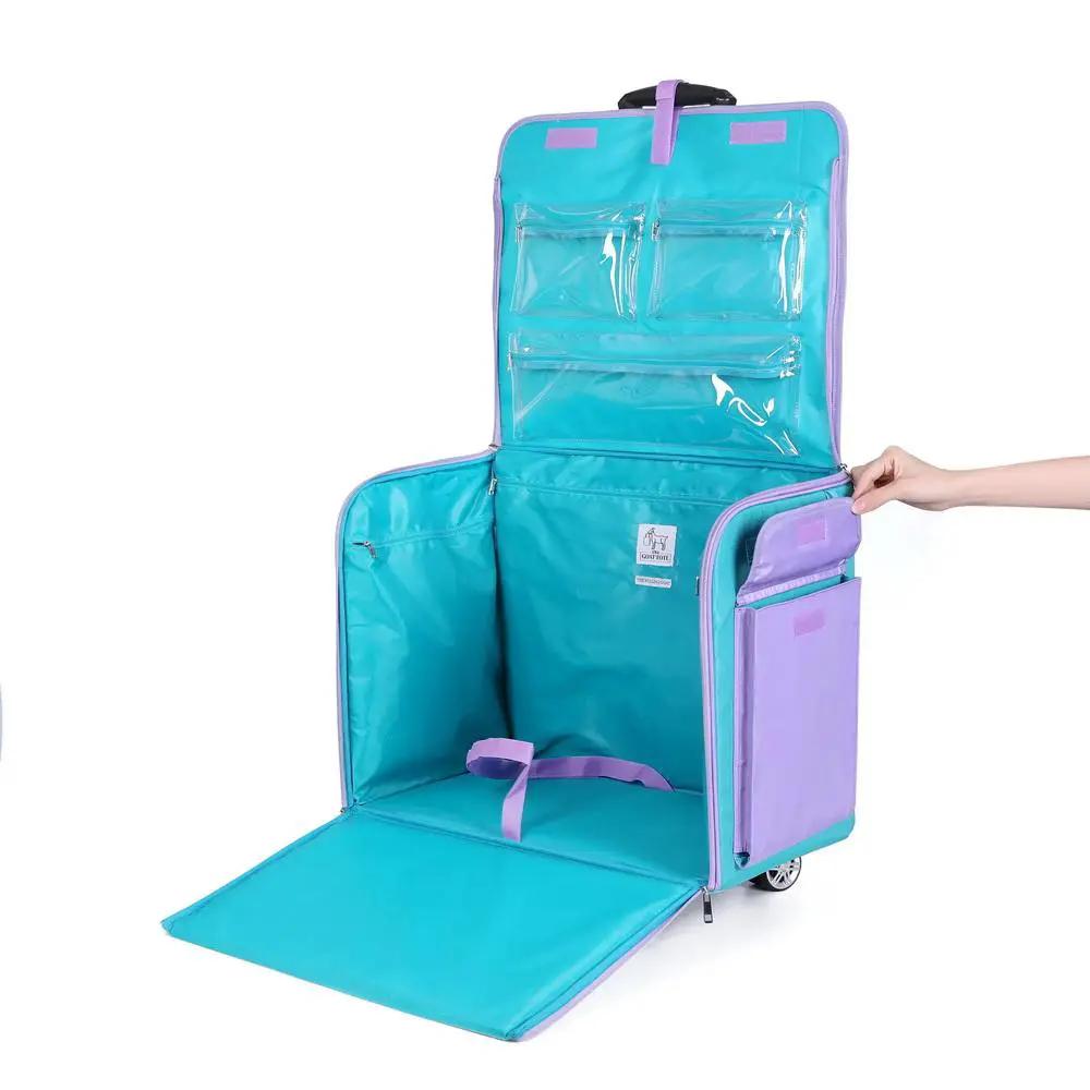 The Goat Tote - The Rolling Goat Sewing Machine Travel Bag - Laguna - Sewingmachinesplus.com