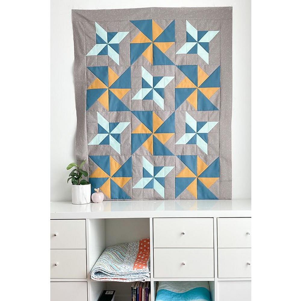 Seams Sew Me Quilt Pattern - Lovely Pinwheels - Sewingmachinesplus.com