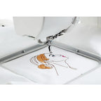 Janome Memory Craft 100E Embroidery Machine - Sewingmachinesplus.com