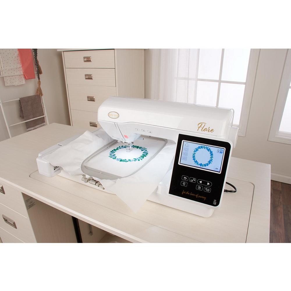 Baby Lock Flare Single Needle Embroidery Machine (OPEN BOX MODEL) - Sewingmachinesplus.com